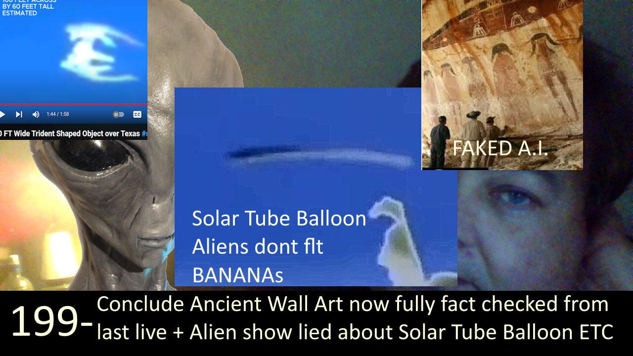 Live Chat with Paul; -199- Alien Encounters Ep5 lies about solar tube balloon + SWR S05 Finale ETC