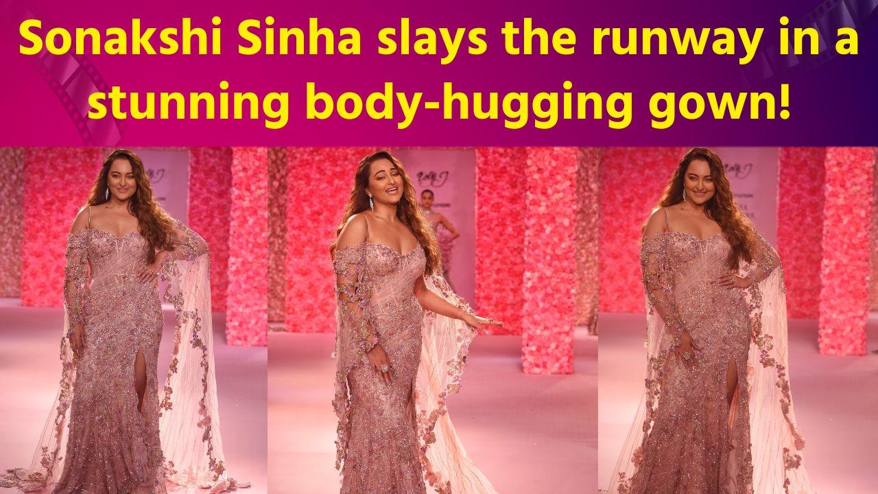 Sonakshi Sinha slays the runway in a stunning body-hugging gown!