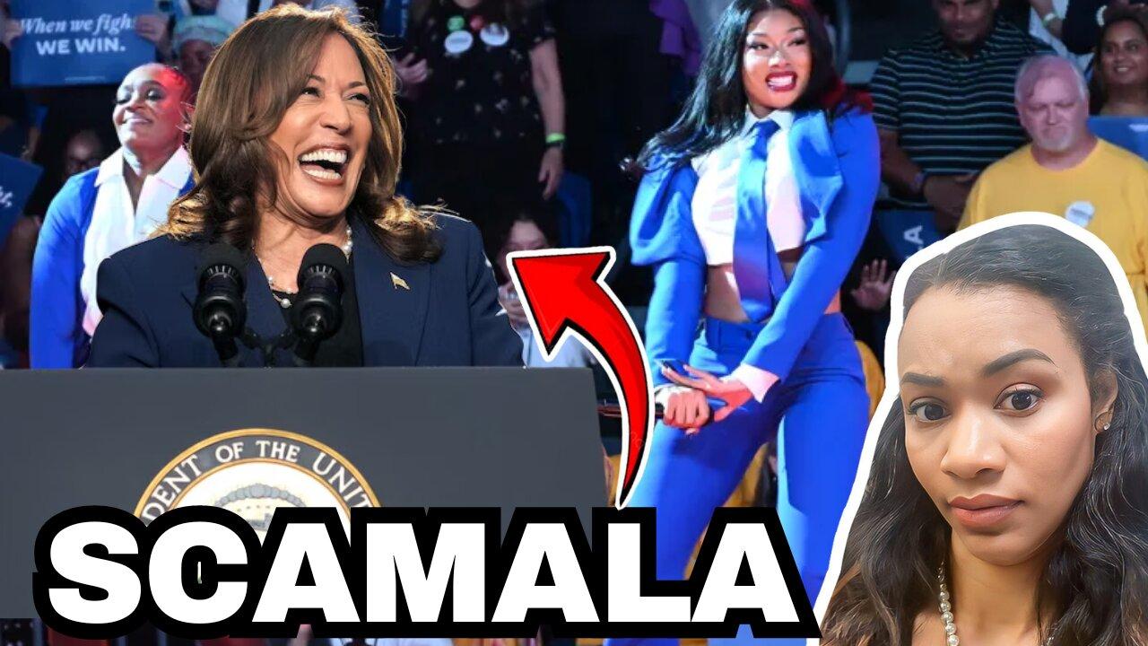 Presidential Hopeful Kamala Harris Rally with Megan Thee Stallion and More