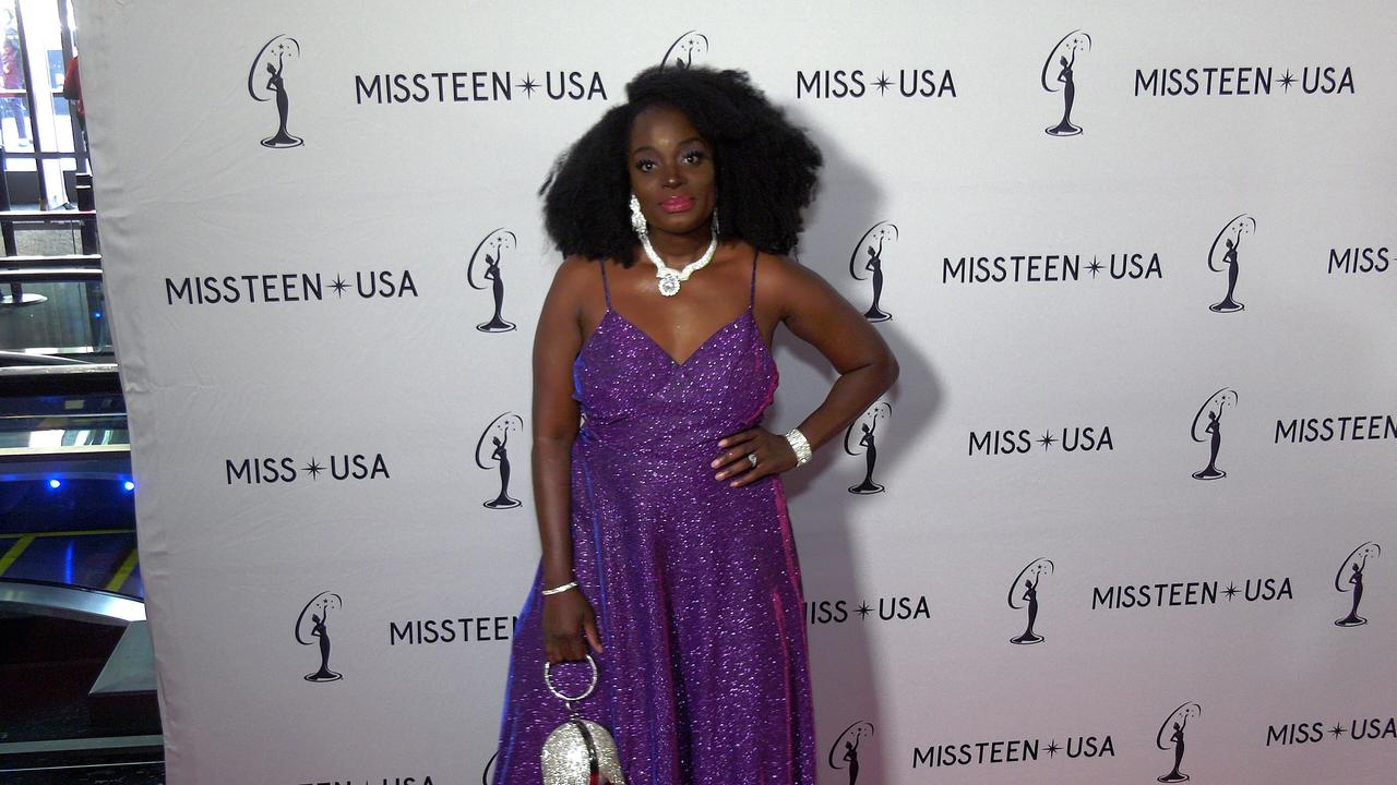 Nimi Adokiye 2024 Miss Teen USA Finals Red Carpet at Peacock Theatre at L.A. Live