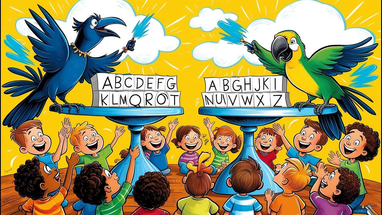 Exciting Alphabet Adventure with Polly & Crow! Learn ABCs with Fun and Laughter!'