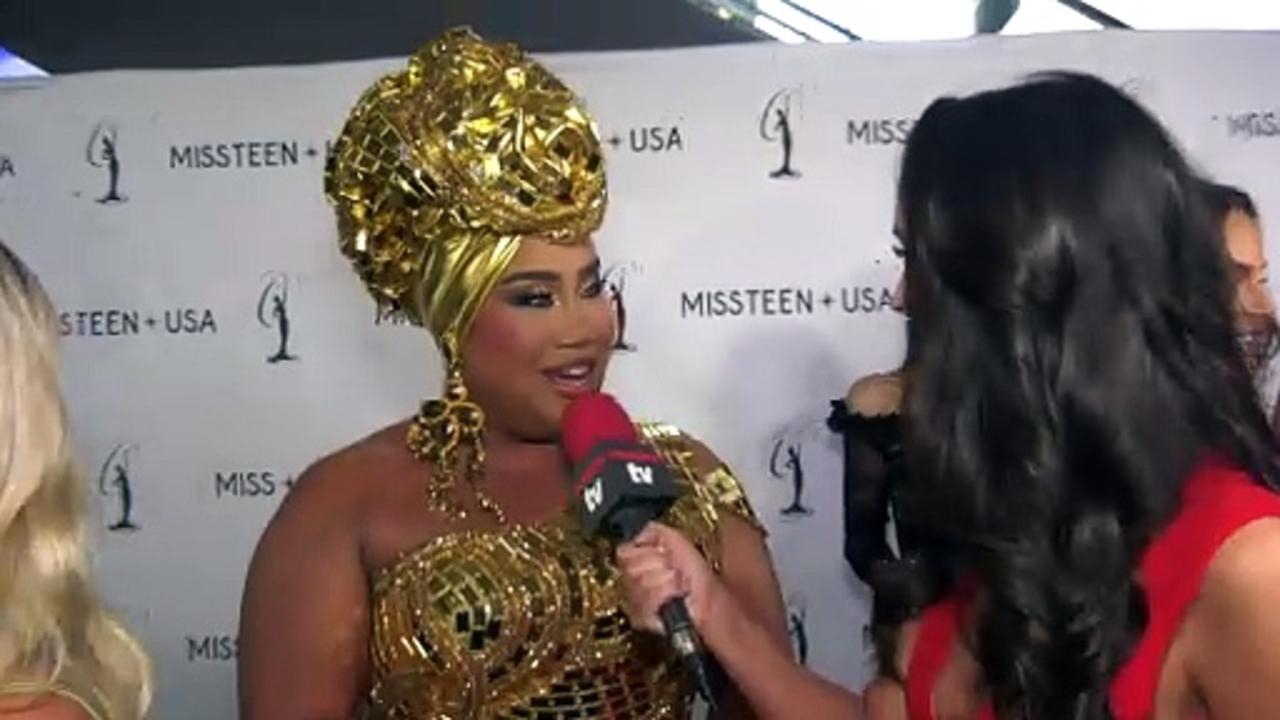 Patrick Starrr Interview 2024 Miss USA Finals Red Carpet at Peacock Theatre at L.A. Live