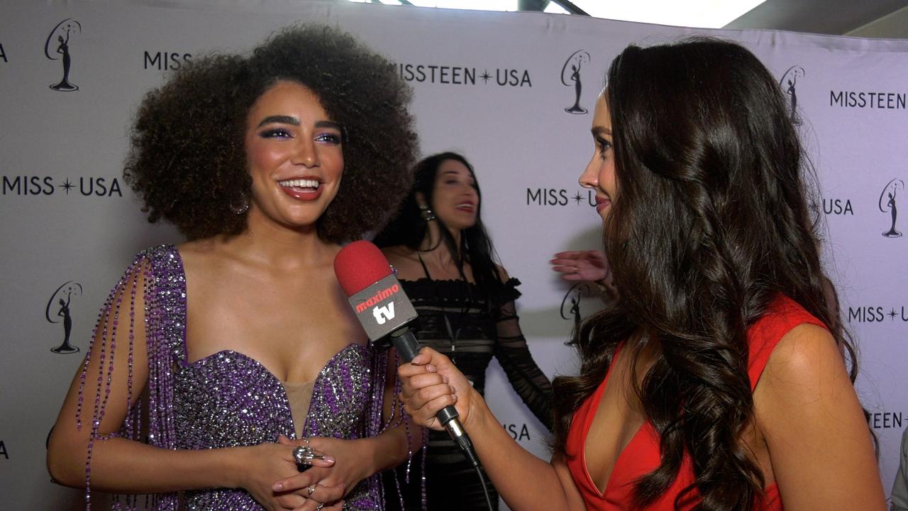 Kaliegh Garris Interview 2024 Miss USA Finals Red Carpet at Peacock Theatre at L.A. Live