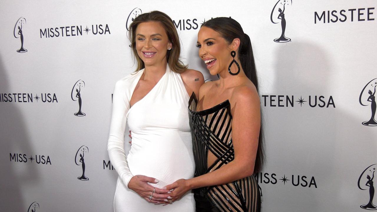 Lala Kent and Scheana Shay 2024 Miss USA Finals Red Carpet at Peacock Theatre at L.A. Live