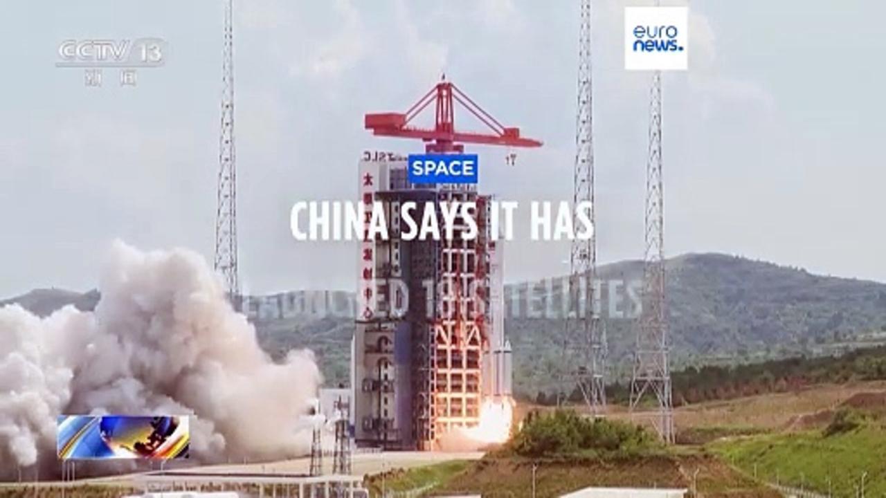 China says it has launched 18 satellites into space