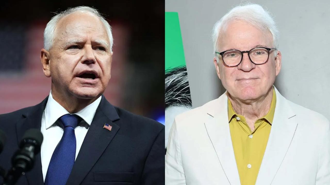 Steve Martin Comments on Calls to Play Tim Walz on 'Saturday Night Live' | THR News Video