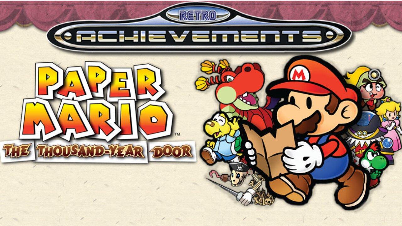 Epic Paper Mario: Thousand-Year Door Adventure with RetroAchievements & Crowd Control!