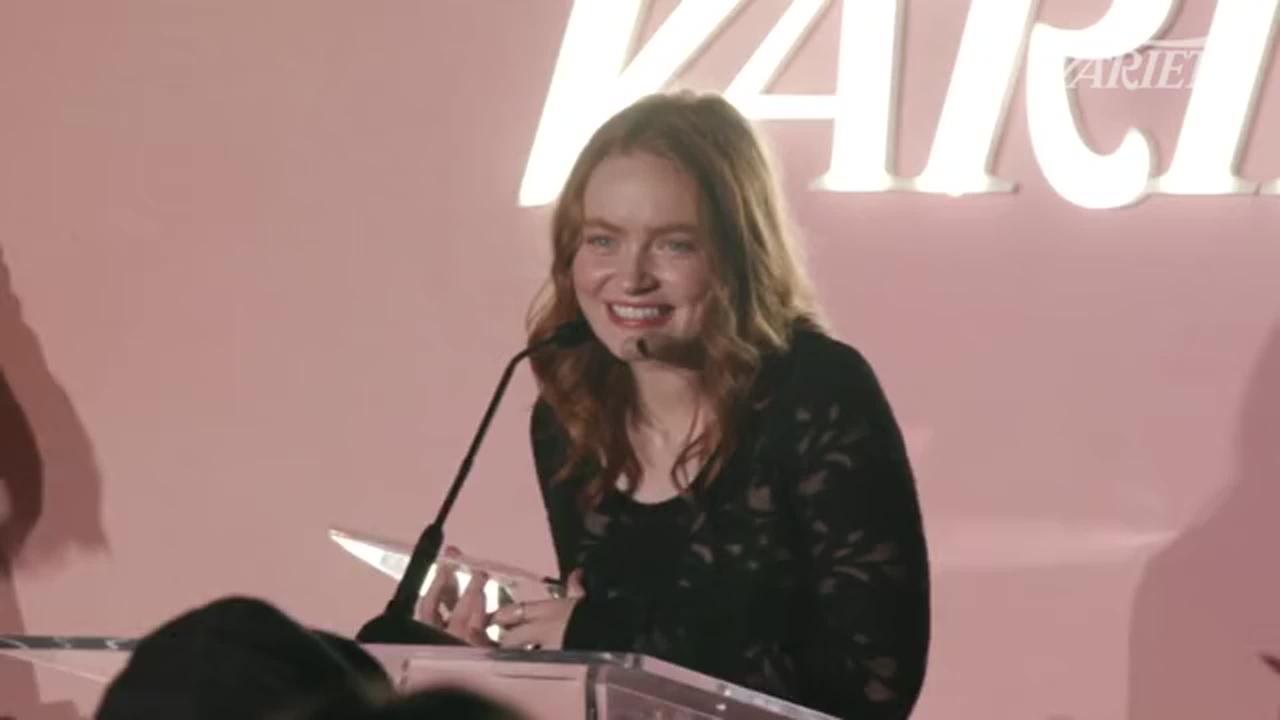 Sadie Sink Accepts Award at Variety’s Power of Young Hollywood