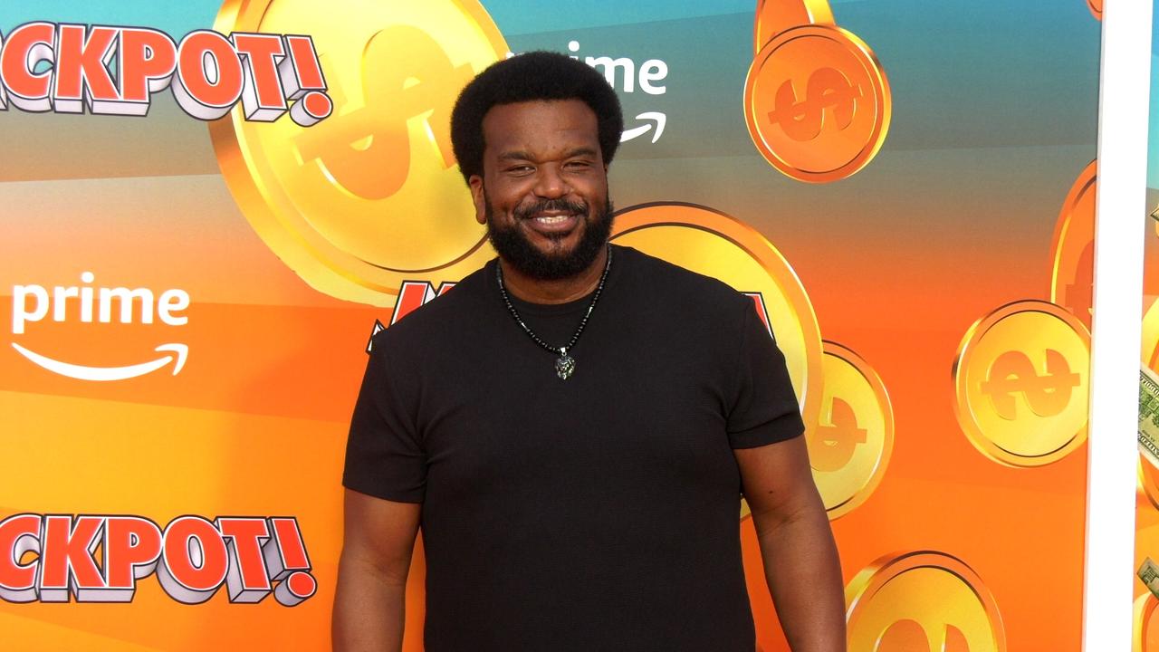 Craig Robinson attends the red carpet world premiere of Jackpot!