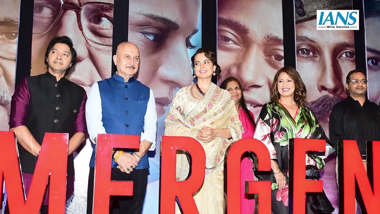 Stars Align: Kangana, Anupam, Mahima Attend 'Emergency' Trailer Launch