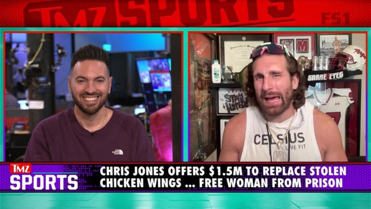 Chris Jones Offers $1.5M To Replace Stolen Chicken Wings, Free Woman From Prison | TMZ Sports