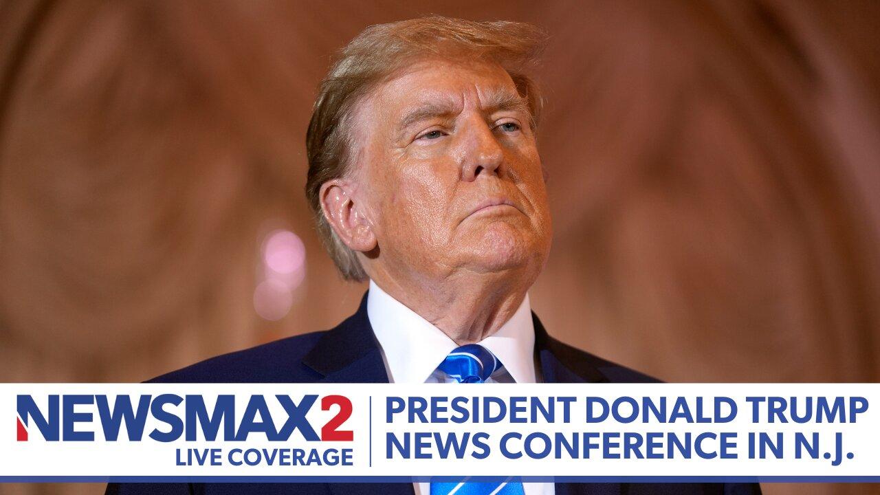 LIVE: President Donald Trump News Conference in New Jersey | NEWSMAX2