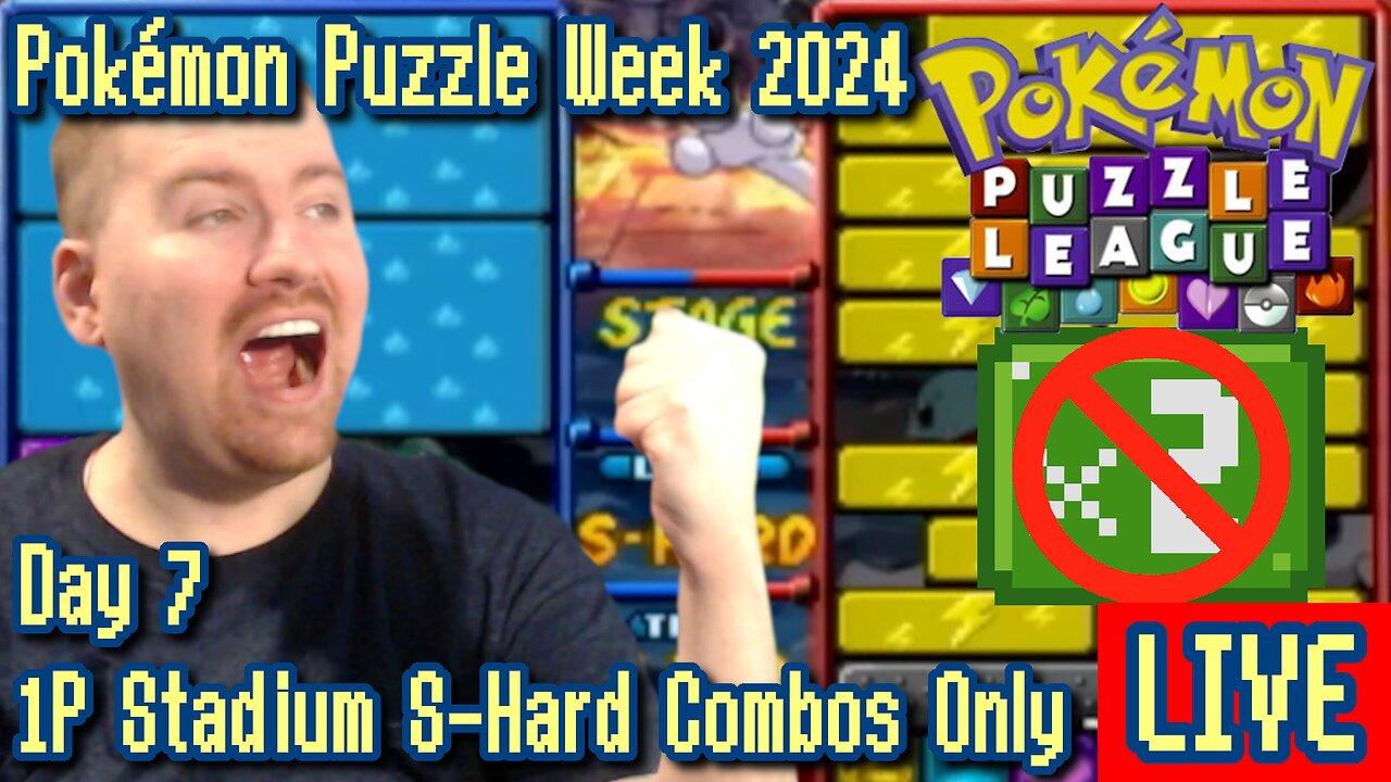 #PokemonPuzzleWeek2024 Day 7: 1P Stadium S-Hard Combos Only, Doods! [Pokémon Puzzle League]