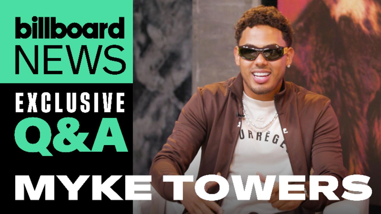 Myke Towers Talks ‘El Pantera Negra,’ Peso Pluma & Bad Bunny Collab & More | Billboard News