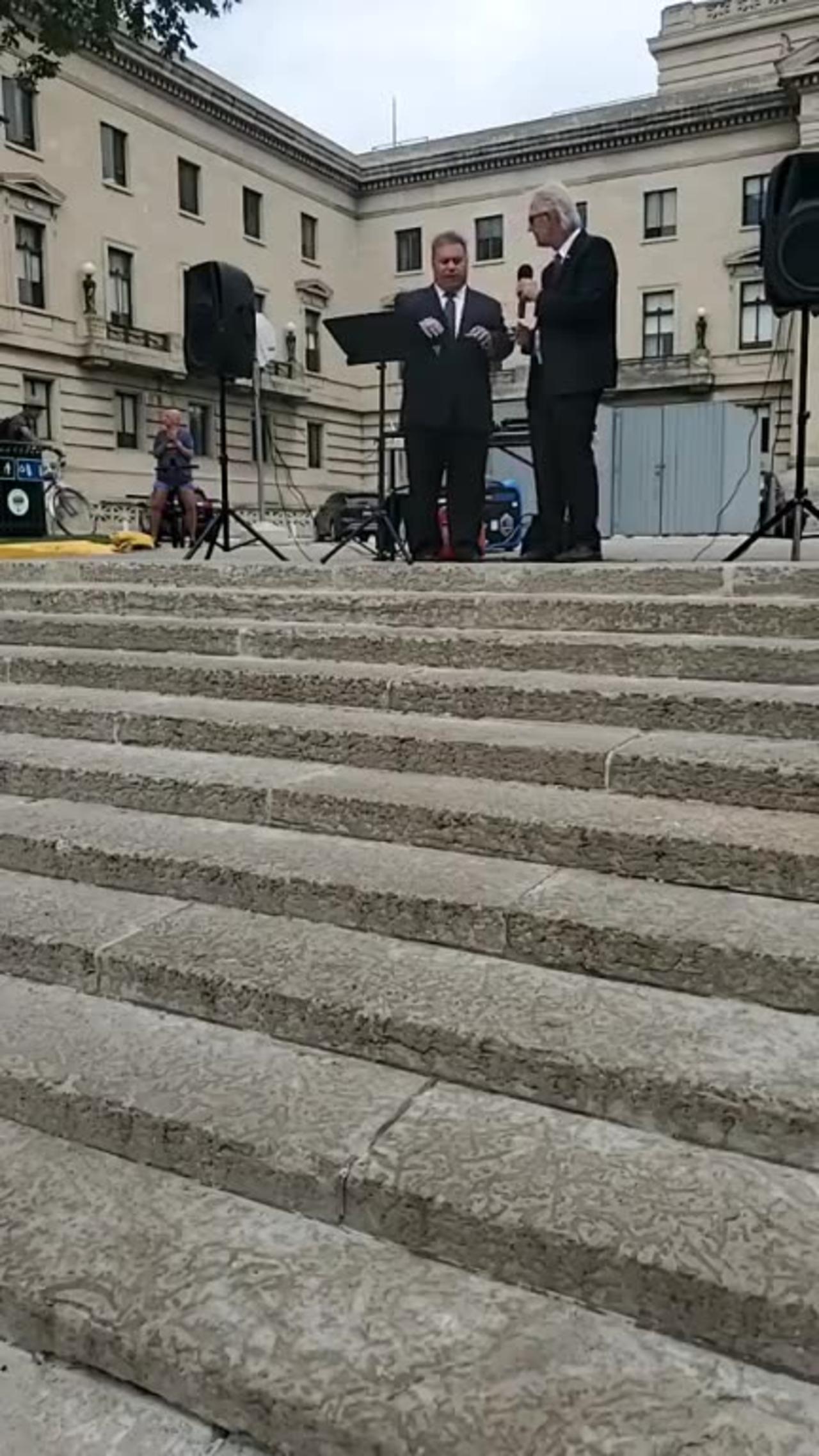 Rally Against Plan 2050 at Manitoba Legislative Building - Speeches