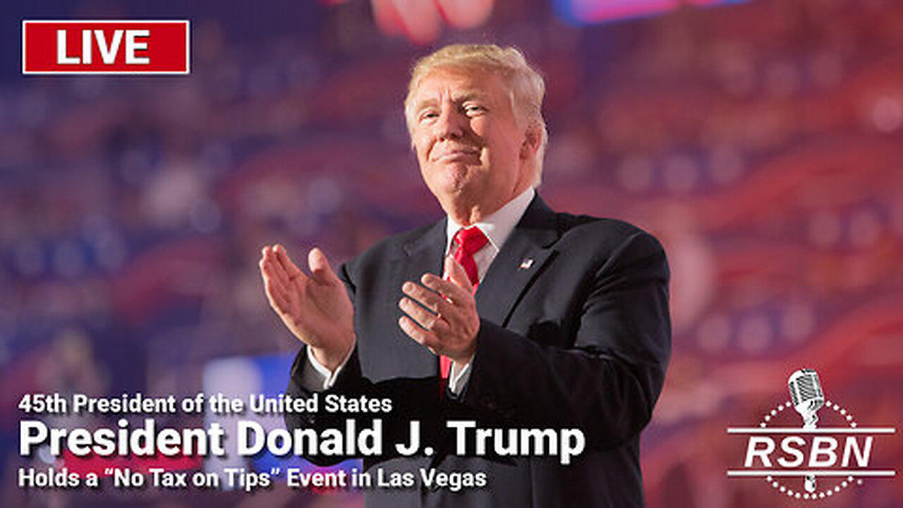 LIVE: Trump Holds a “No Tax on Tips” Event in Las Vegas - 8/23/24 | Join Eric Trump, Navarro, Flynn, Kash, Julie Green, Aman