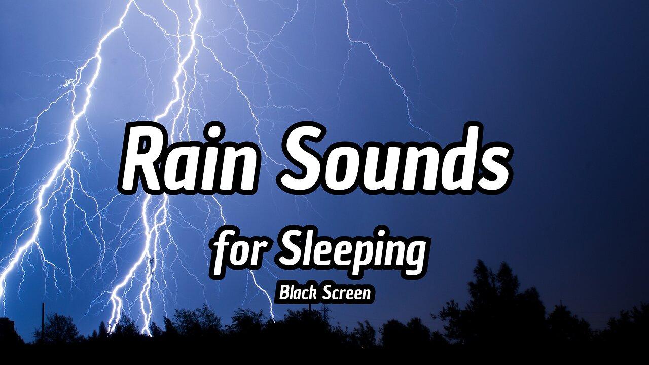 Thunderstorm Sounds for Sleeping Black Screen 12 Hours: Thunder, Lightning, and Rain for Sleep #5