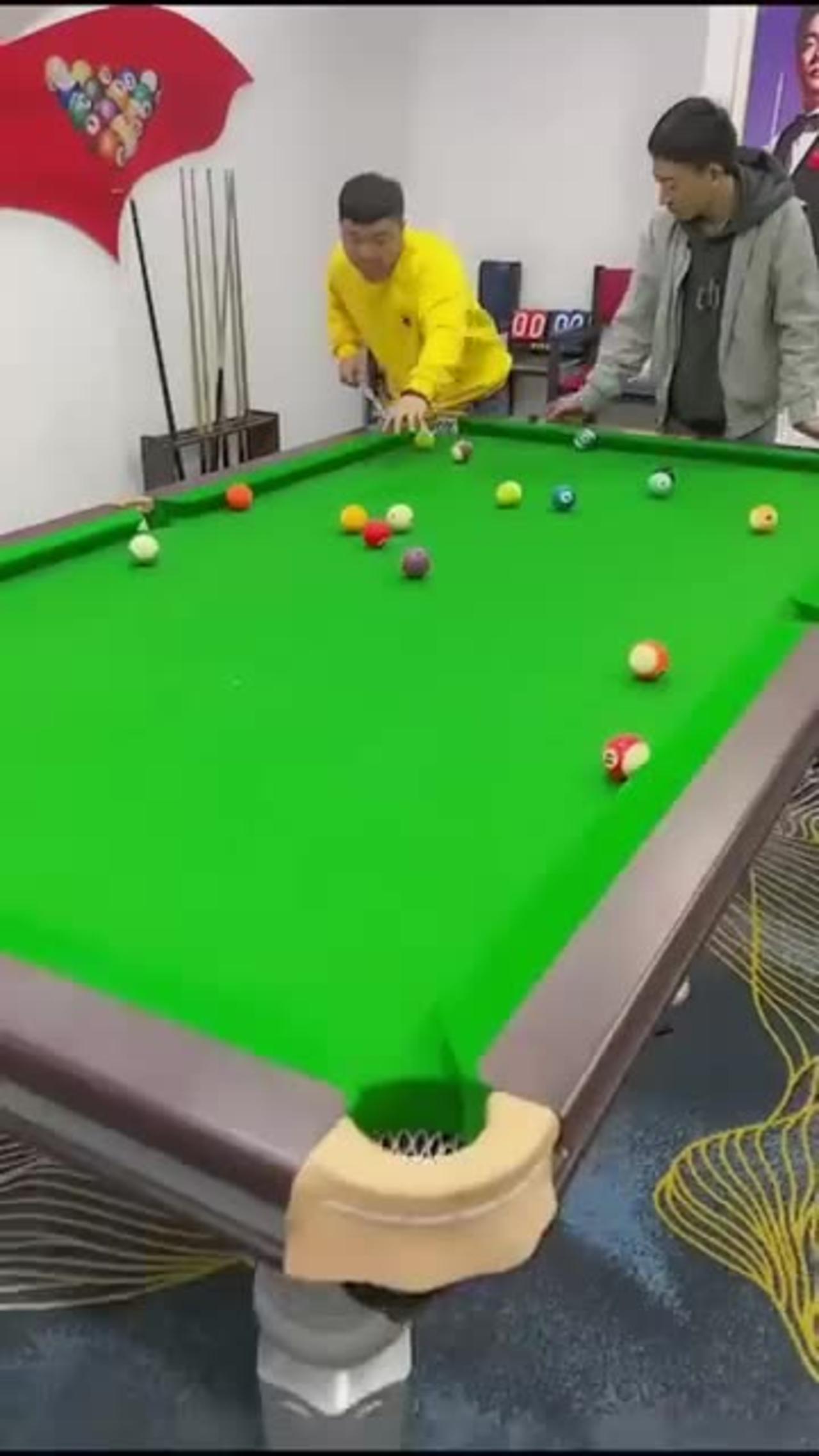 Top funny video Billiards million views