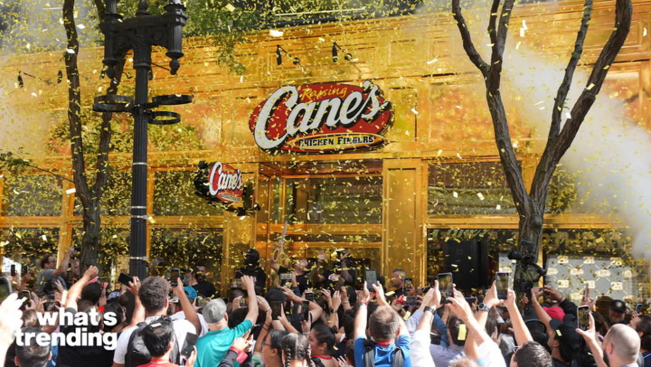 Raising Cane’s Celebrates 28th Anniversary with Star-Studded All-Gold Restaurant in Boston