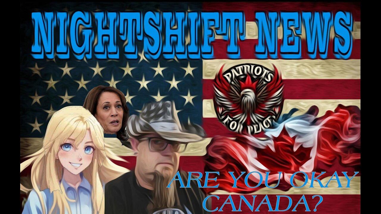 NIGHTSHIFT NEWS SPECIAL: CANADIAN FARMERS HAVE HAD ENOUGH! AND THE KAMALA INTERVIEW LIVE !