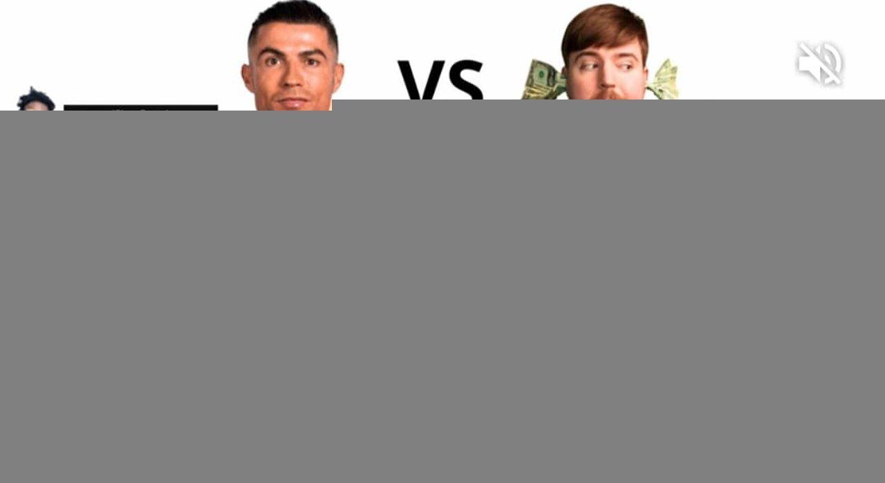 LIVE: UR · Cristiano Ronaldo vs MrBeast Sub Count Battle