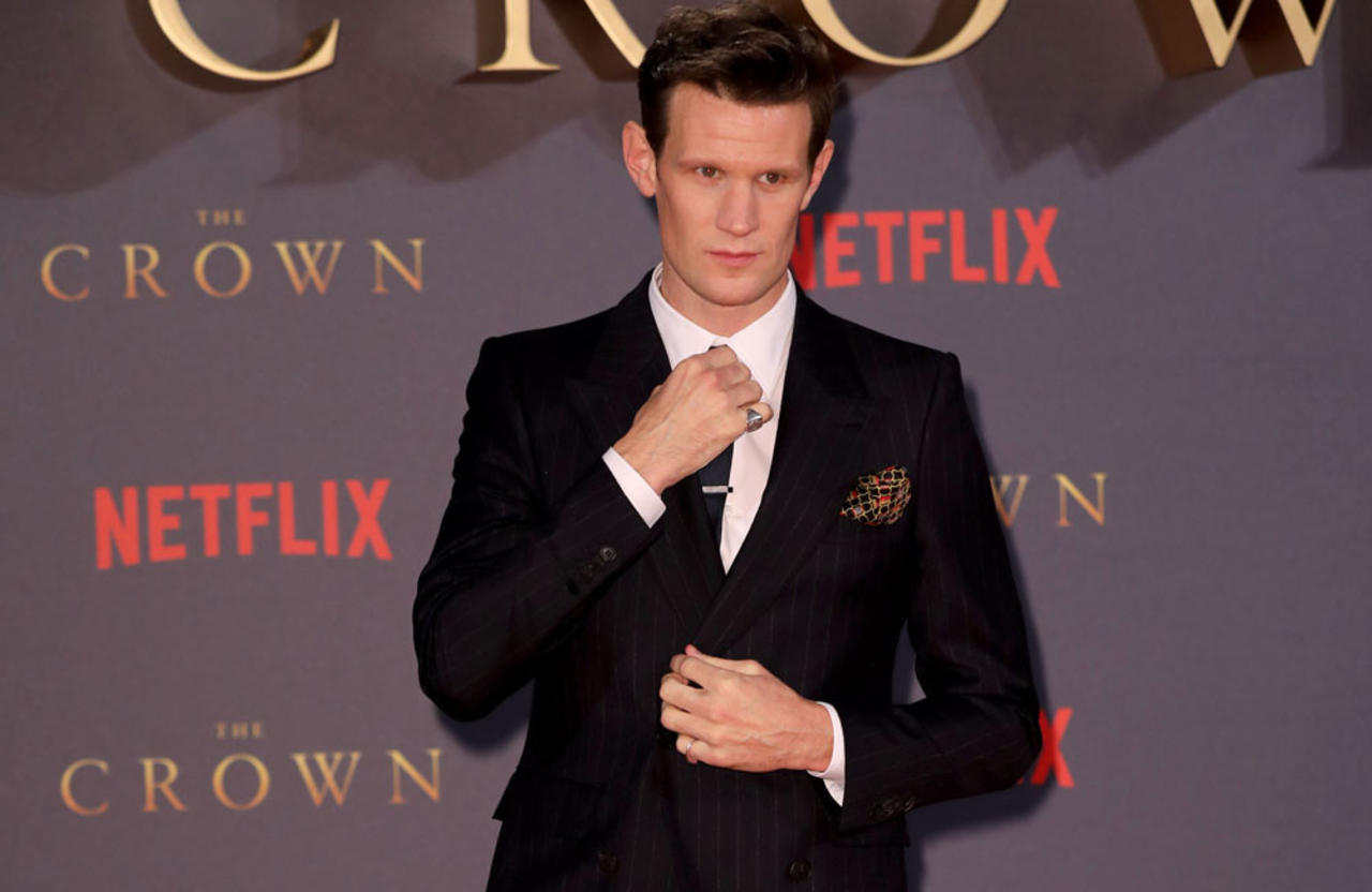 Matt Smith has pretended to be Prince Philip on the Tube and taken some 'mental baths' as Doctor Who