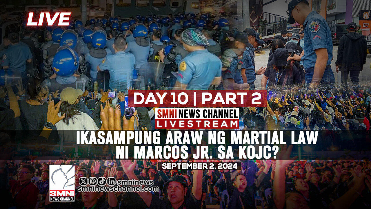 LIVE: Ika-10 na araw ng martial law ni Marcos Jr. sa KOJC? | September 2, 2024