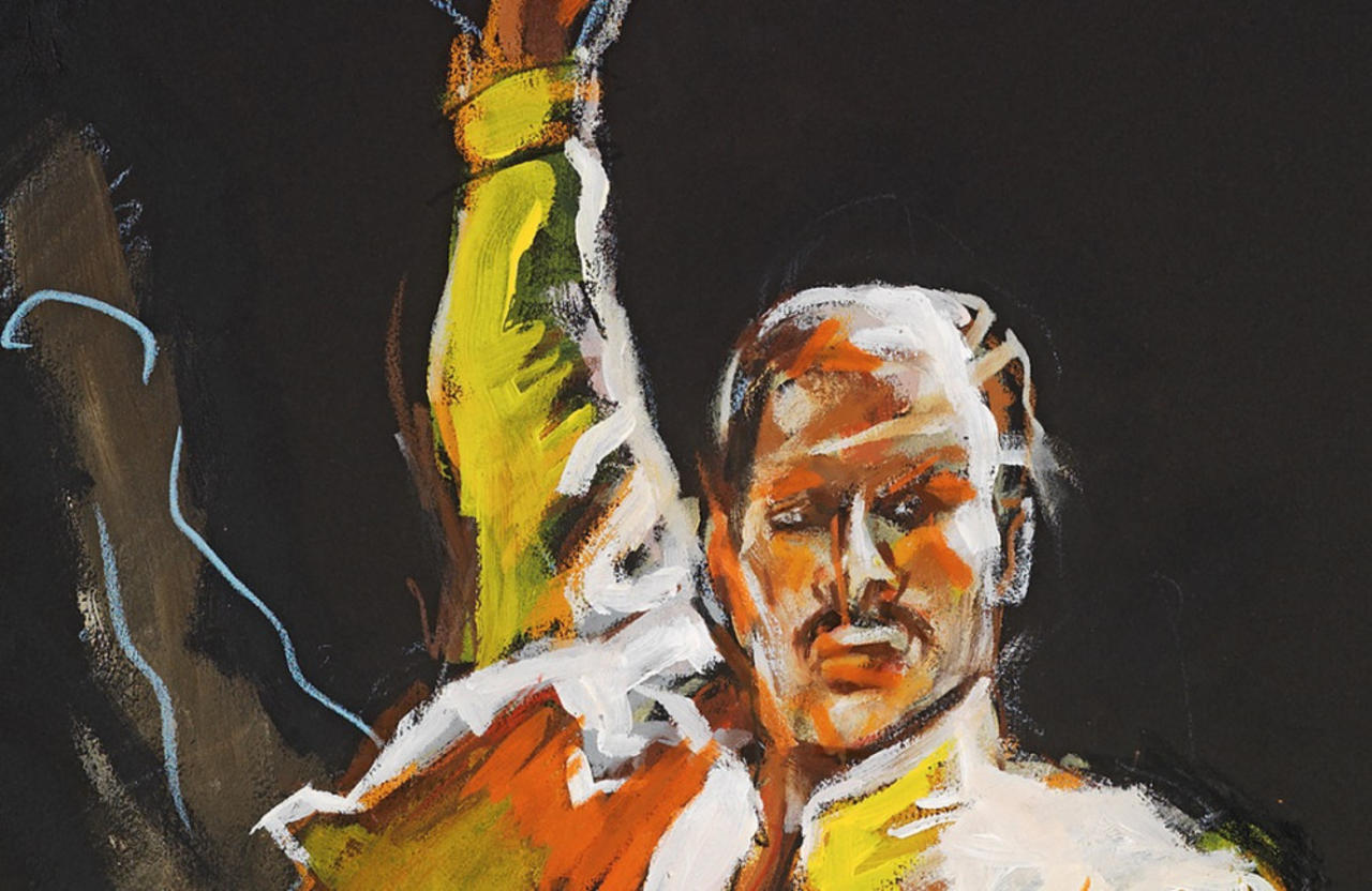 Ronnie Wood is selling his special prints of Freddie Mercury portrait in fundraising drive