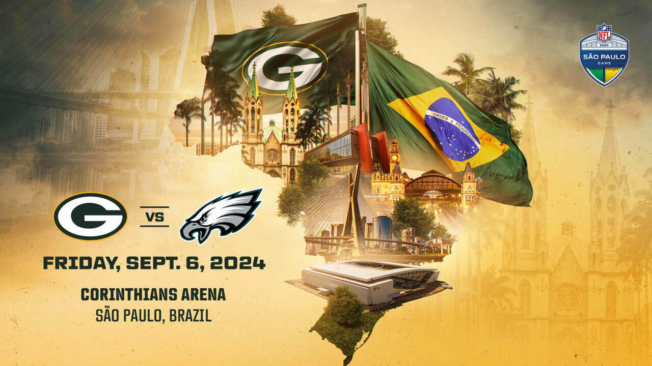 Green Bay Packers vs Philadelphia Eagles BRAZIL | NFL Kickoff Week 1 FNF Live Reactions & Commentary