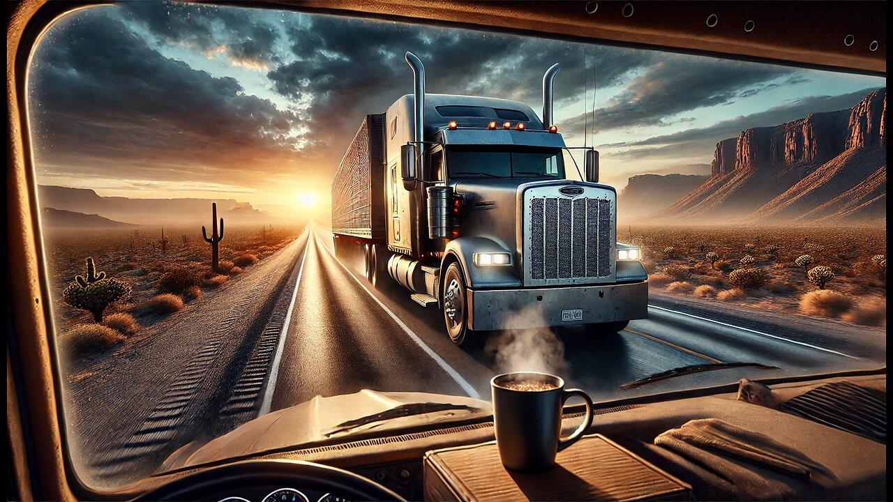 Morning Coffee, Tunes, and Cross-Country Haulin’ | Adventure Joe Trucking!