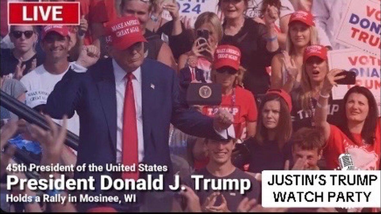 LIVE: President Donald J. Trump to Hold a Rally in Mosinee, WI - 9/7/24