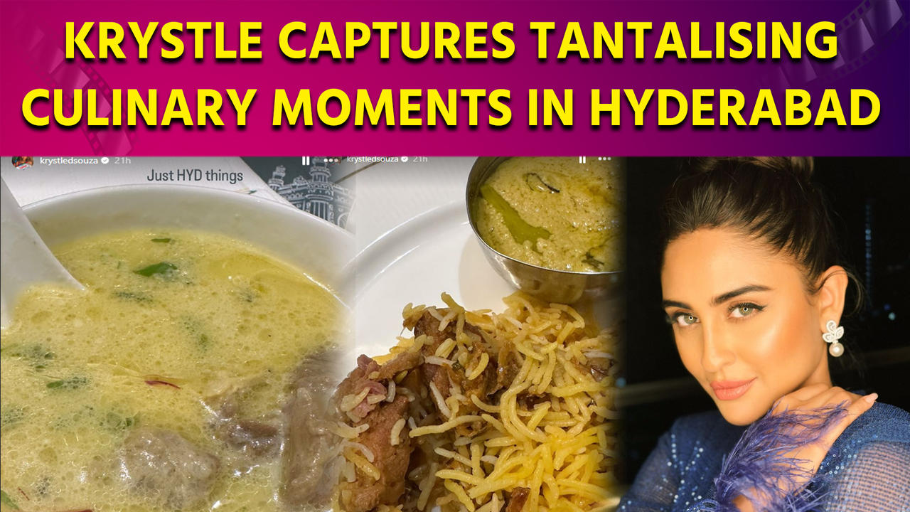 Krystle D'Souza captures tantalising culinary moments in Hyderabad