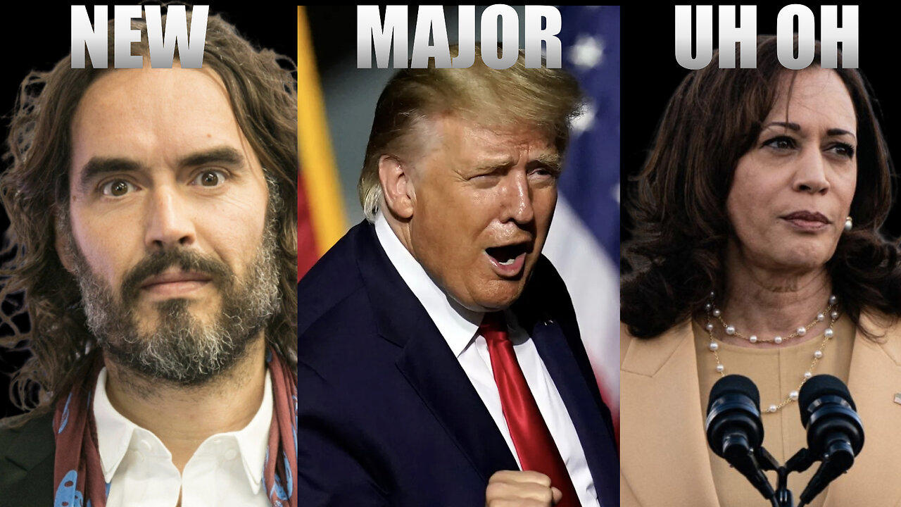 Russel Brand NEW? Major Victory For Trump! Kamala Honeymoon Is Over?