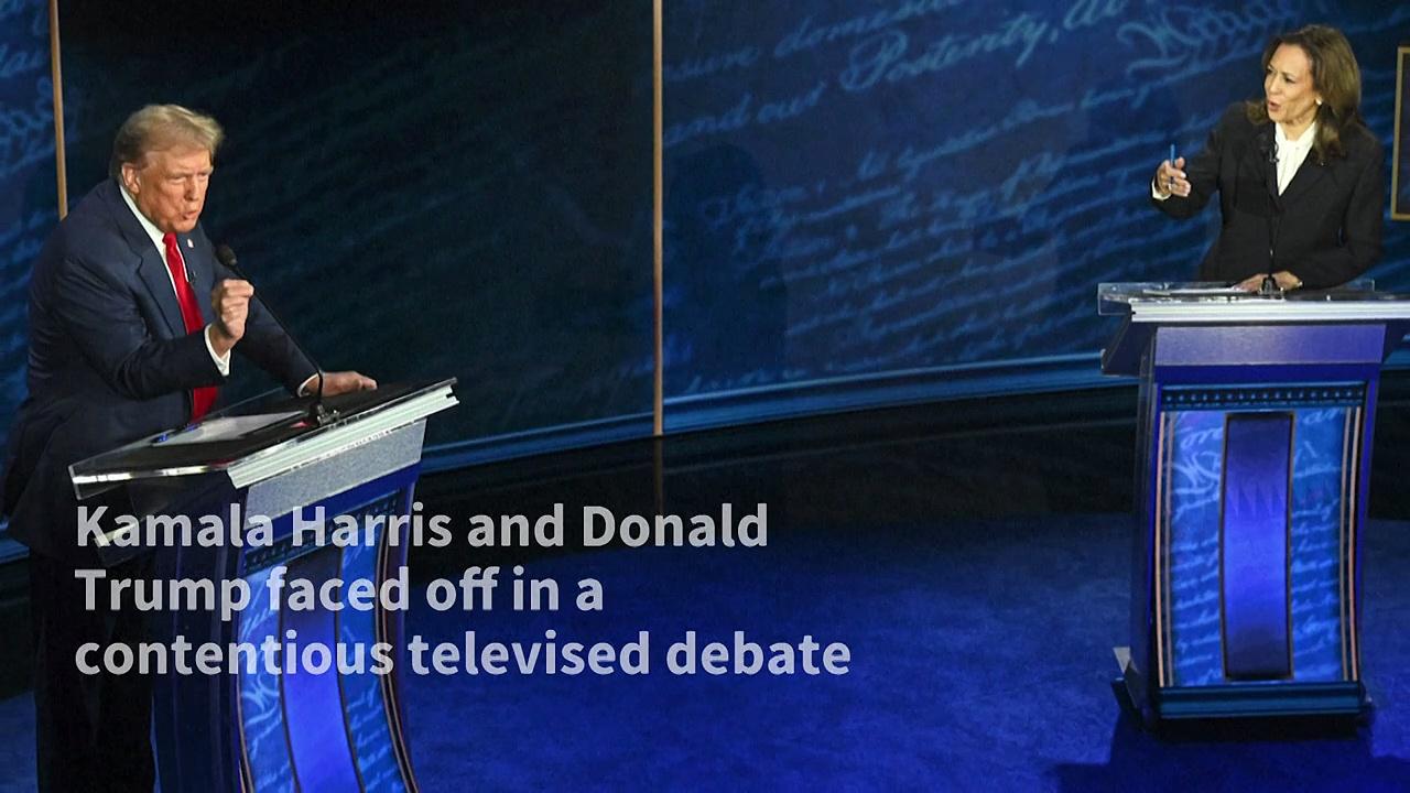 US voters weigh in after tense Trump-Harris debate