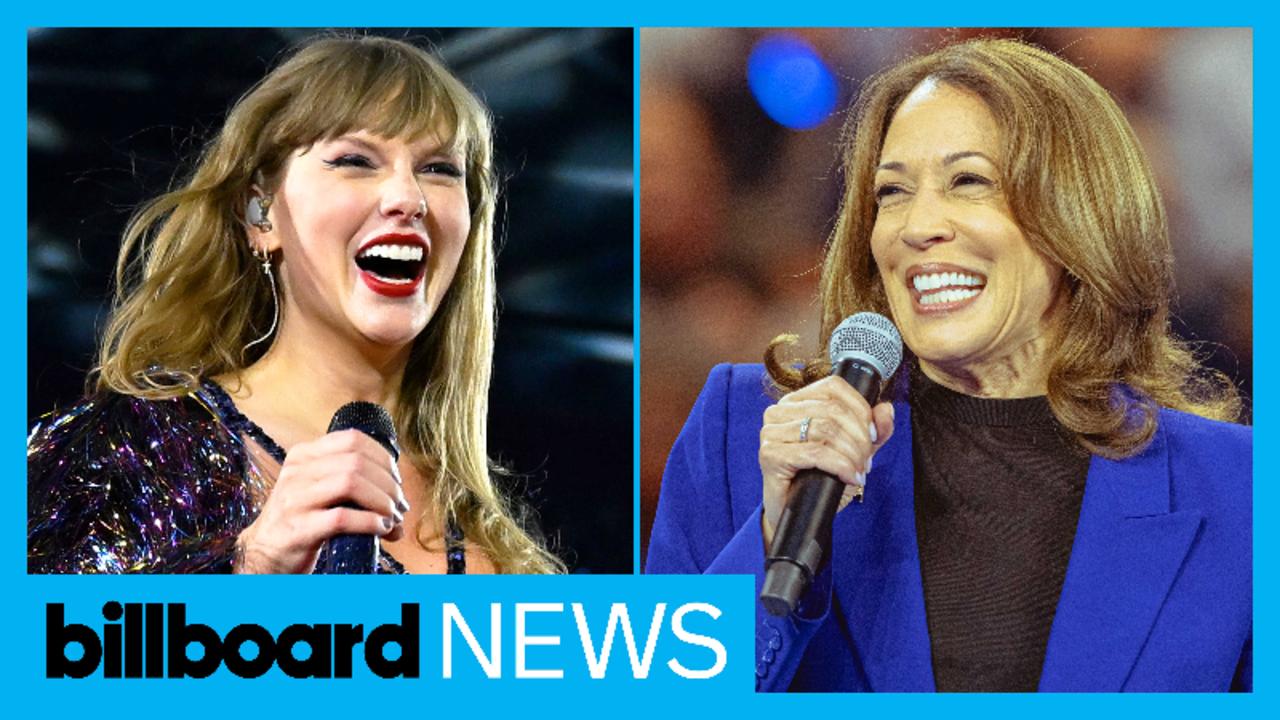 Taylor Swift Endorses Kamala Harris For President | Billboard News