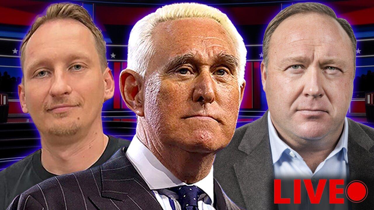 Trump/Kamala Debate Watch Party! Ft. Roger Stone, Alex Jones, Luke Rudkowski & MORE