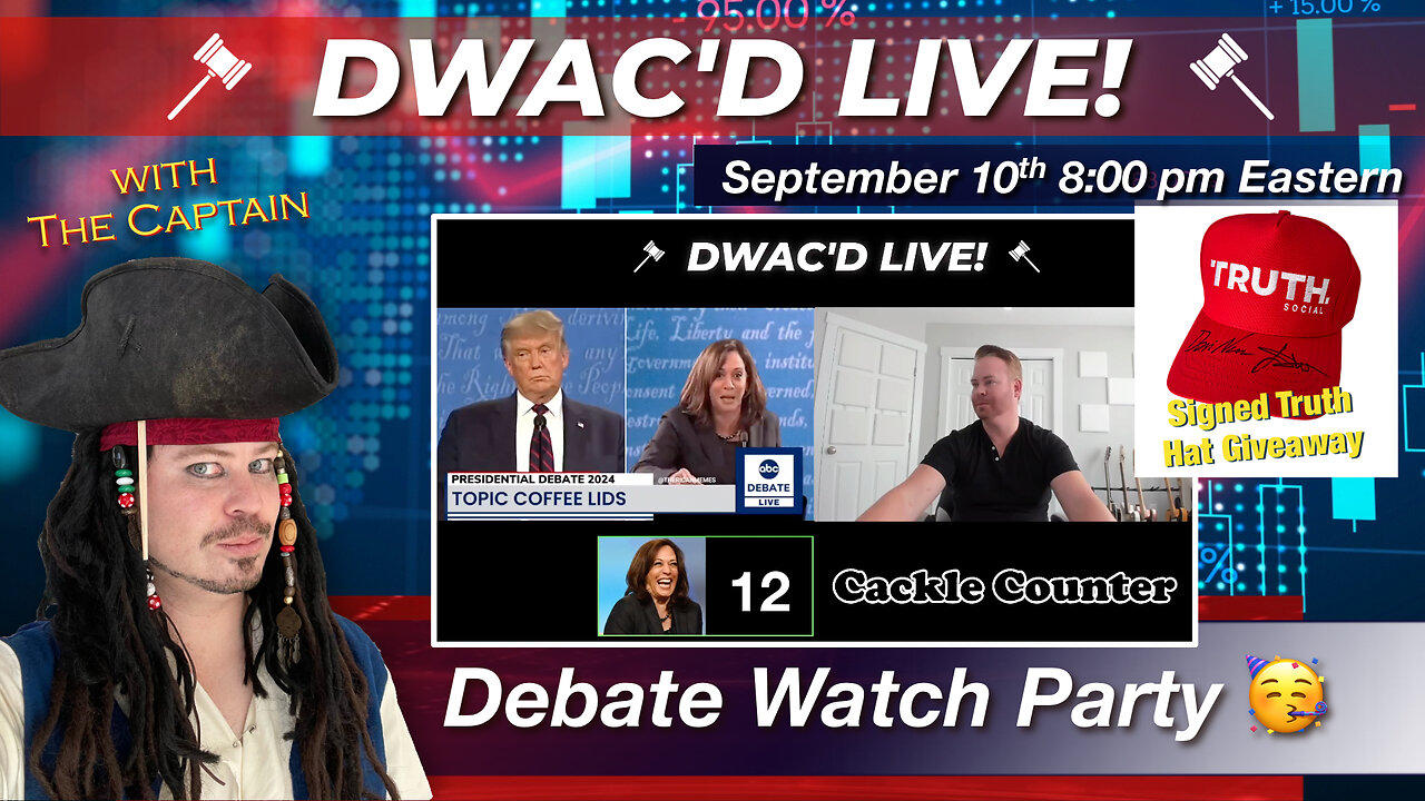 DWAC'D Live Debate Watch Party! 🥳