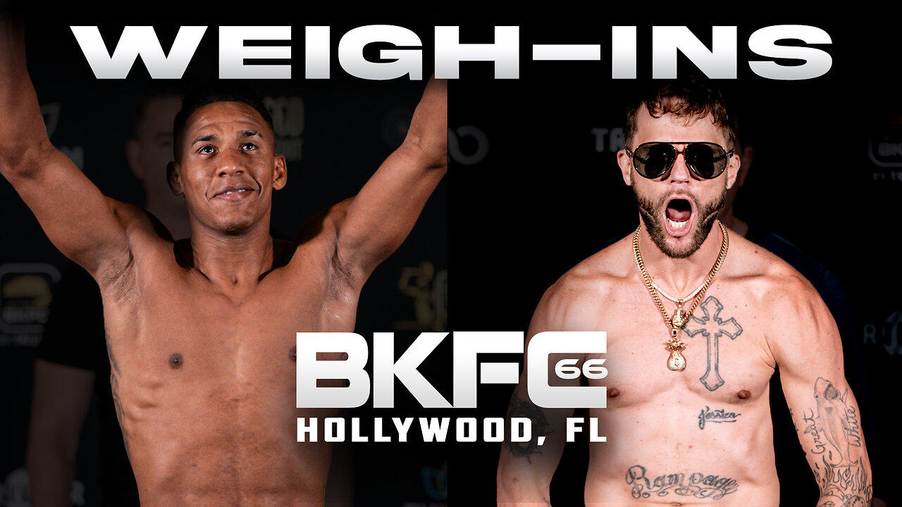 BKFC 66 BLAS vs REBER Weigh-In | LIVE!