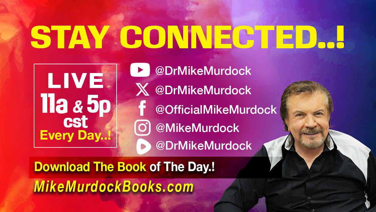 Thurs Sept 12 - LIVE With Dr. Mike Murdock..!