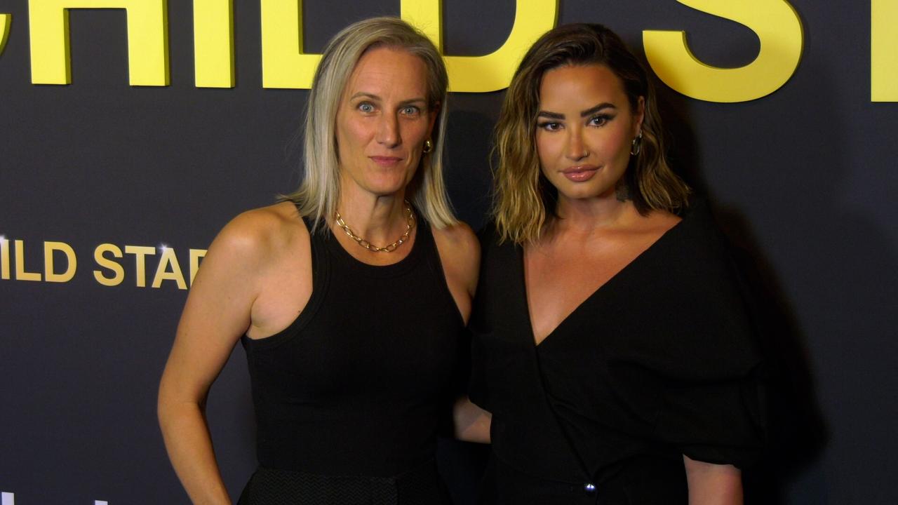 Nicola Marsh and Demi Lovato attend Hulu's 'Child Star' Los Angeles premiere