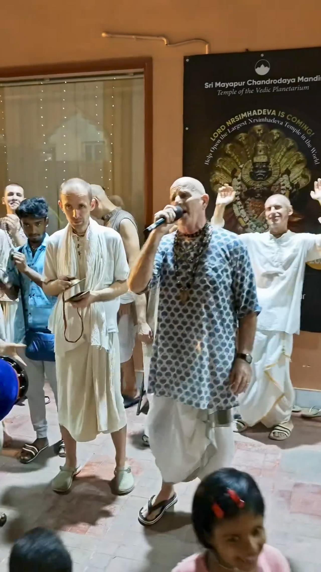 Harinam Sankirtan at Iskcon Mayapur, India September 2024