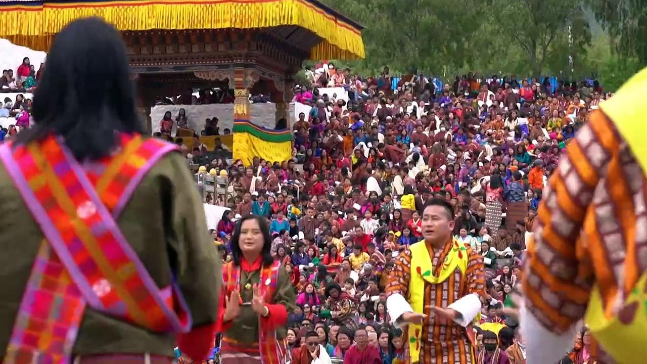 Bhutan celebrates Buddhist Tshechu festival with masked dances