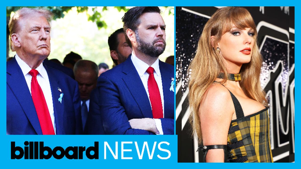 Donald Trump & J.D. Vance React To Taylor Swift Endorsing Kamala Harris | Billboard News