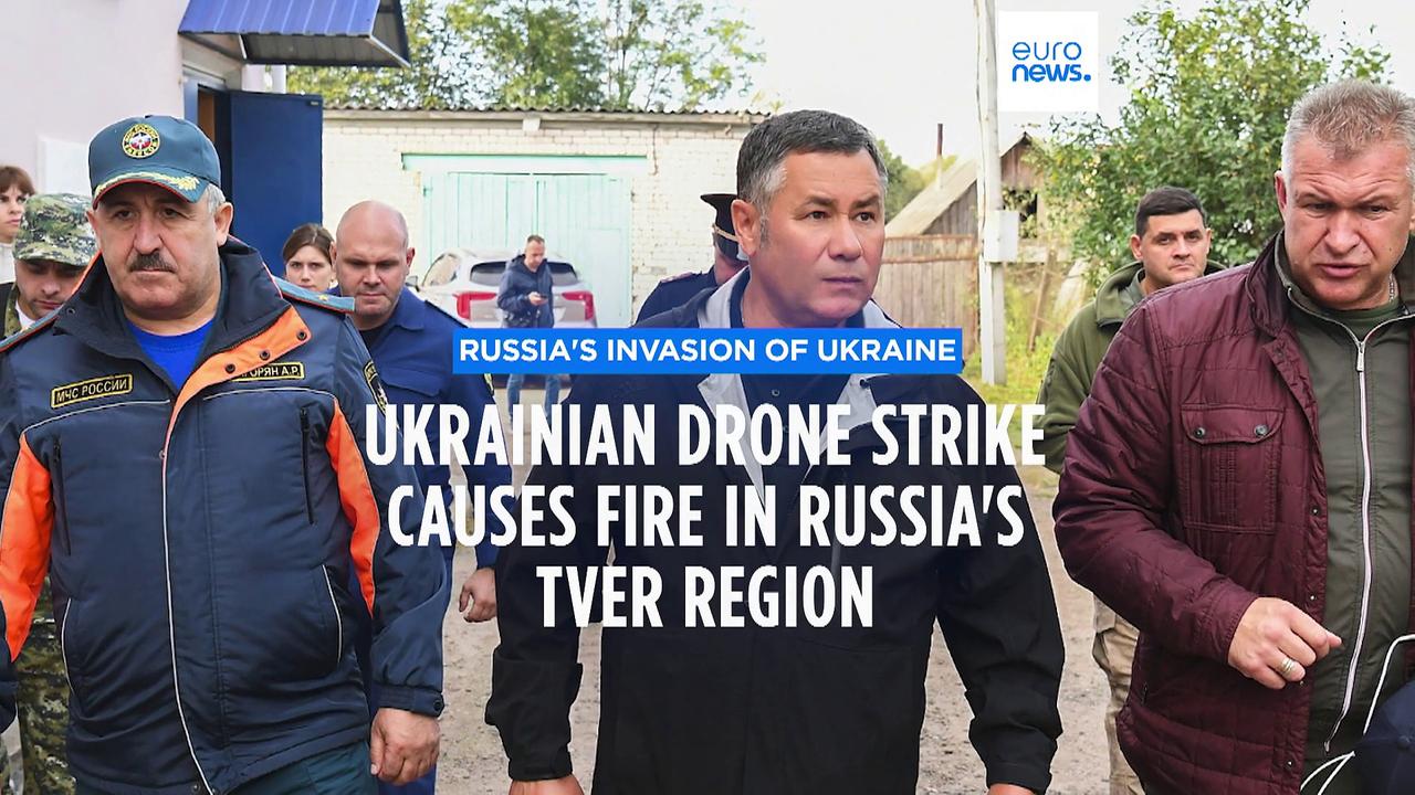 Russia’s Tver region partially evacuated after Ukrainian drone strike causes fire