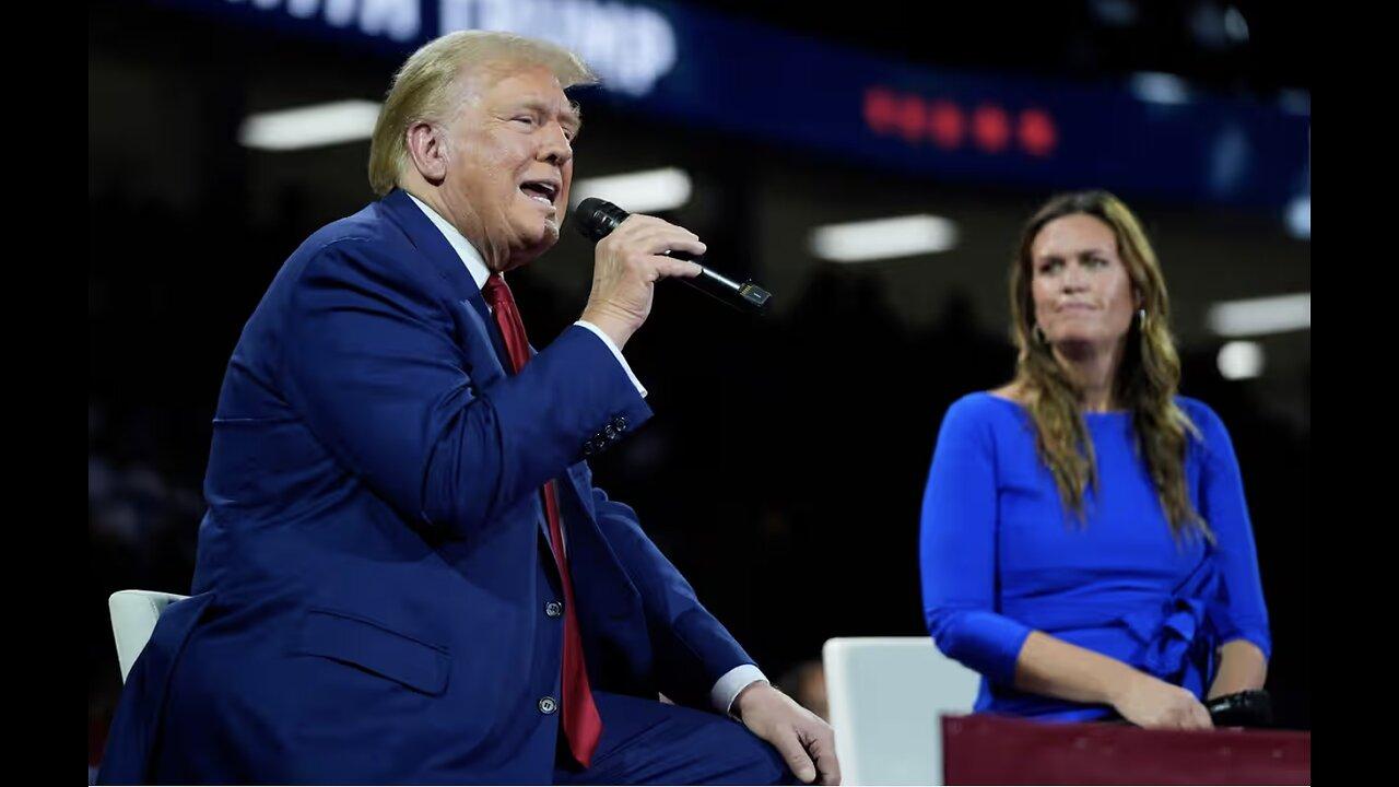 9/17/24 - President Trump Hosts a Town Hall with Gov. Sarah Sanders in Flint, MI