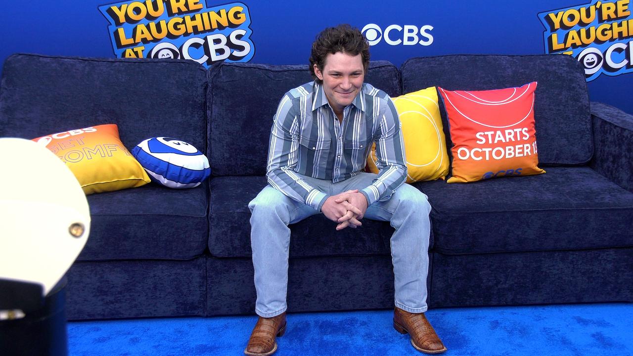 Montana Jordan 'You're Laughing at CBS: A Night of Sit-DOWN Comedy' Event Blue Carpet