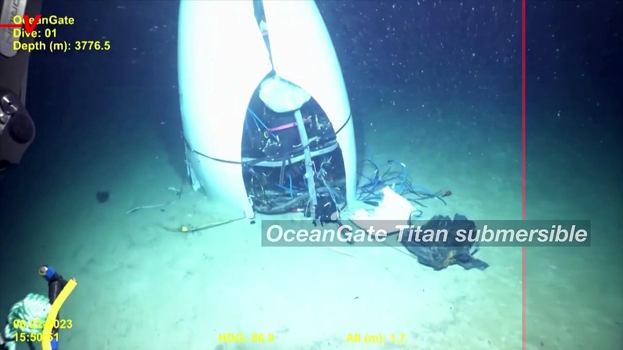 See the Titan Submersible’s Remains on the Ocean Floor