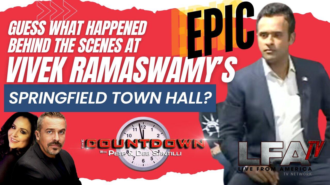 What Happened Behind The Scenes At VIVEK RAMASWAMY’s TOWN HALL?