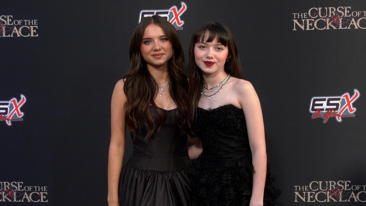 Madeleine McGraw and Violet McGraw 'The Curse of the Necklace' Premiere Red Carpet