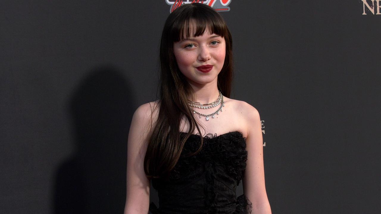 Violet McGraw 'The Curse of the Necklace' Premiere Red Carpet